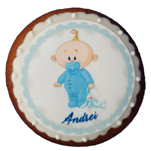 Turta dulce bebelus bleu botez